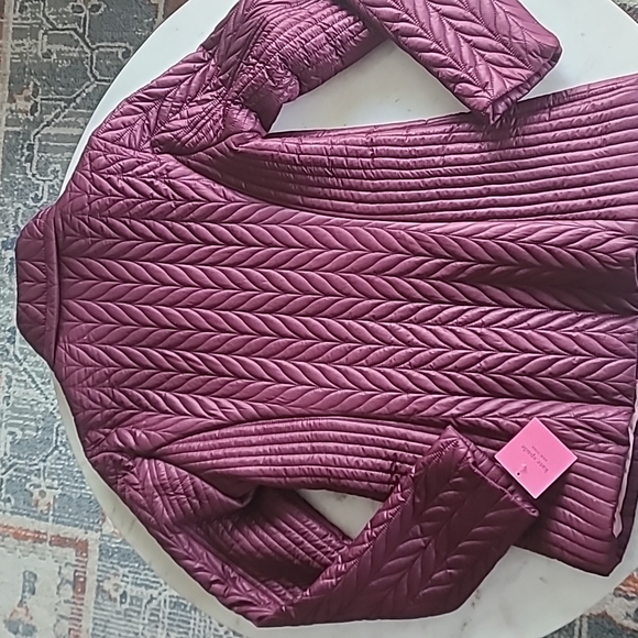 Kate Spade Plum Quilted Jacket - Picture 5 of 11